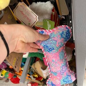 Brand new Lilly Pulitzer dog toy